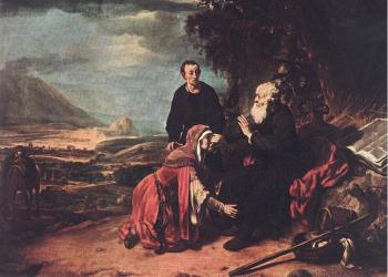 Gerbrand Van Den Eeckhout : Prophet Eliseus and the Woman of Sunem